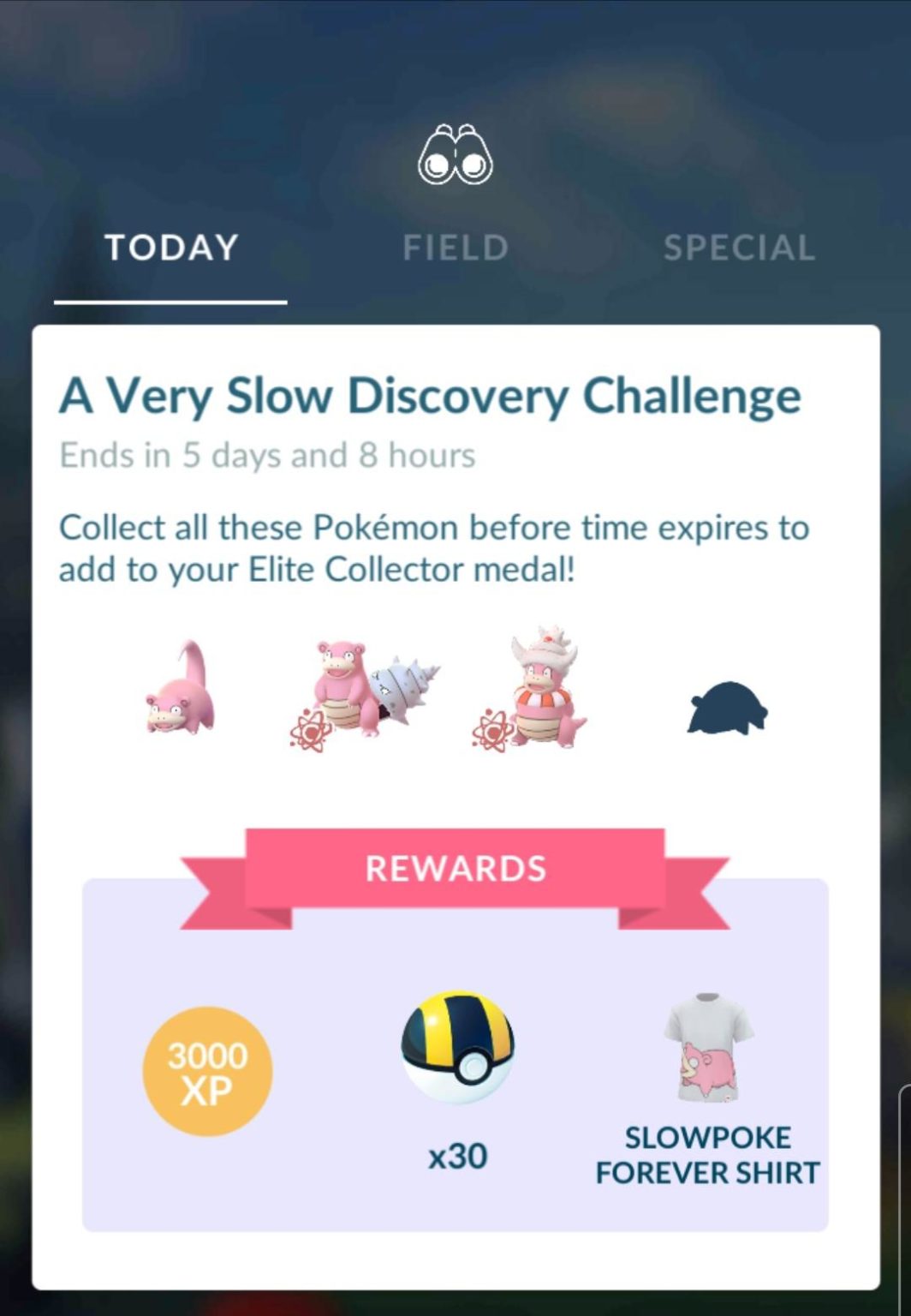 a very slow discovery challenge pokemon