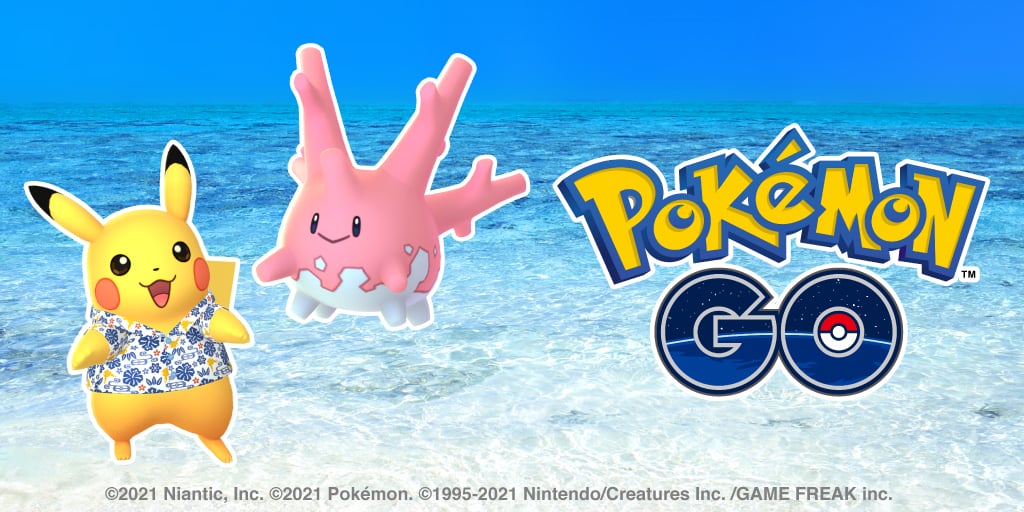 Pokemon Air Adventures Shiny Corsola Debuts In Pokemon Go Pokemon Go Hub