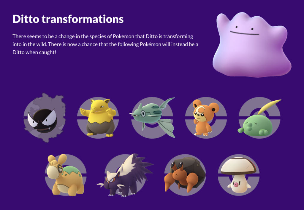How Does Shiny Ditto Work in Pokémon GO? Pokémon GO Hub