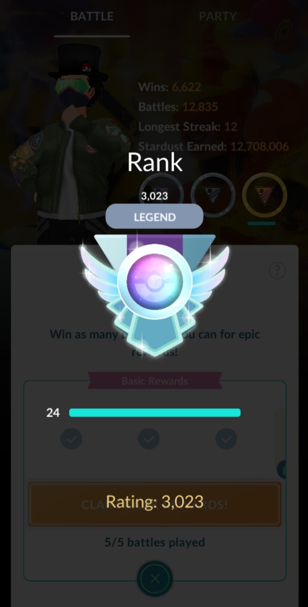 The Pokémon GO Battle League Leaderboard Shows No One At Rank 10