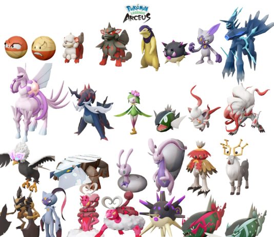 Pokémon Legends: Arceus’ new forms leak