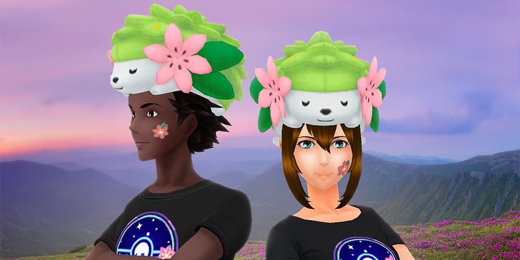 New Shaymin-inspired avatar items