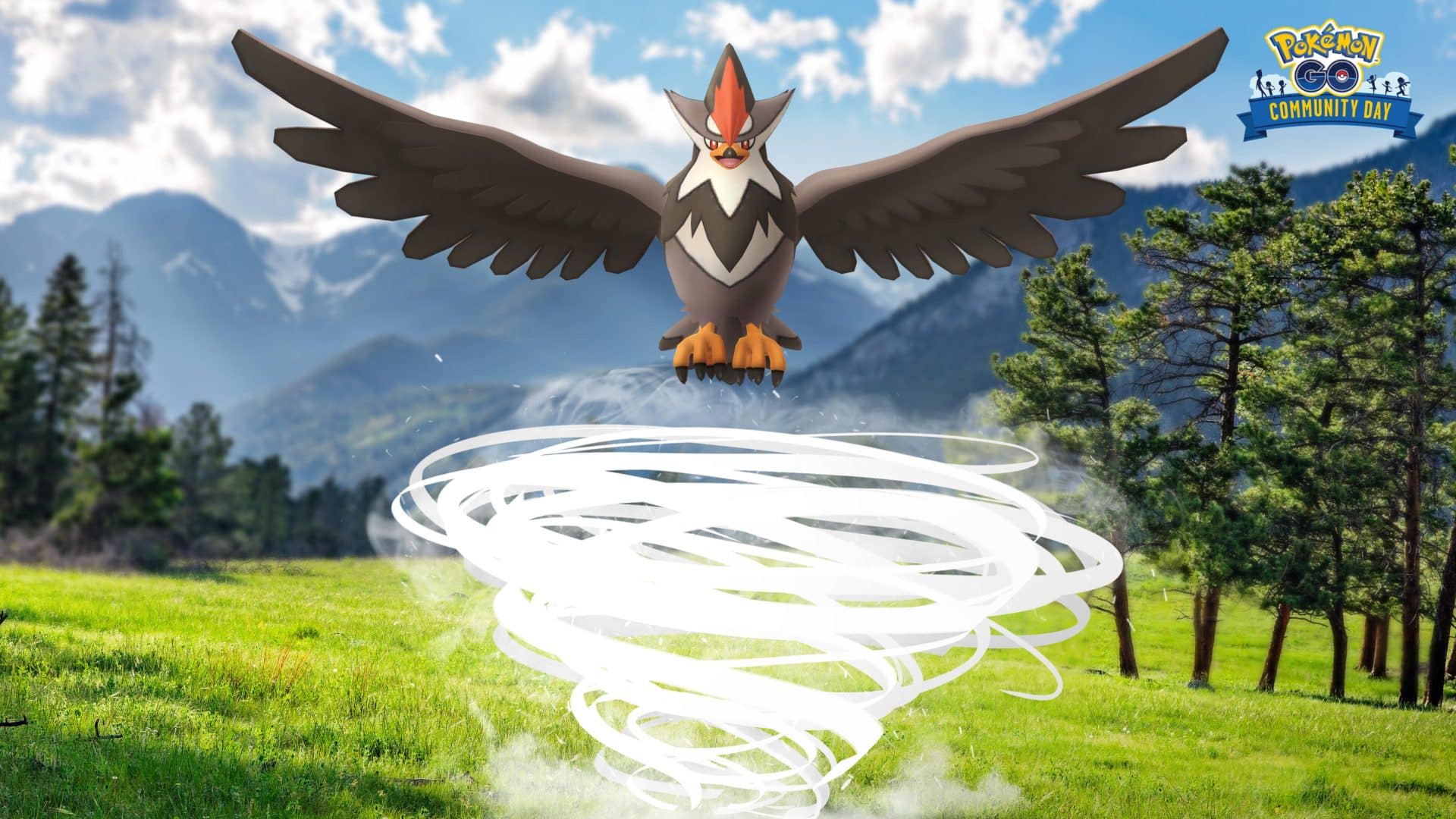 Staraptor that knows the Fast Attack Gust.