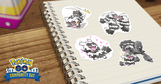 galarian zigzagoon stickers