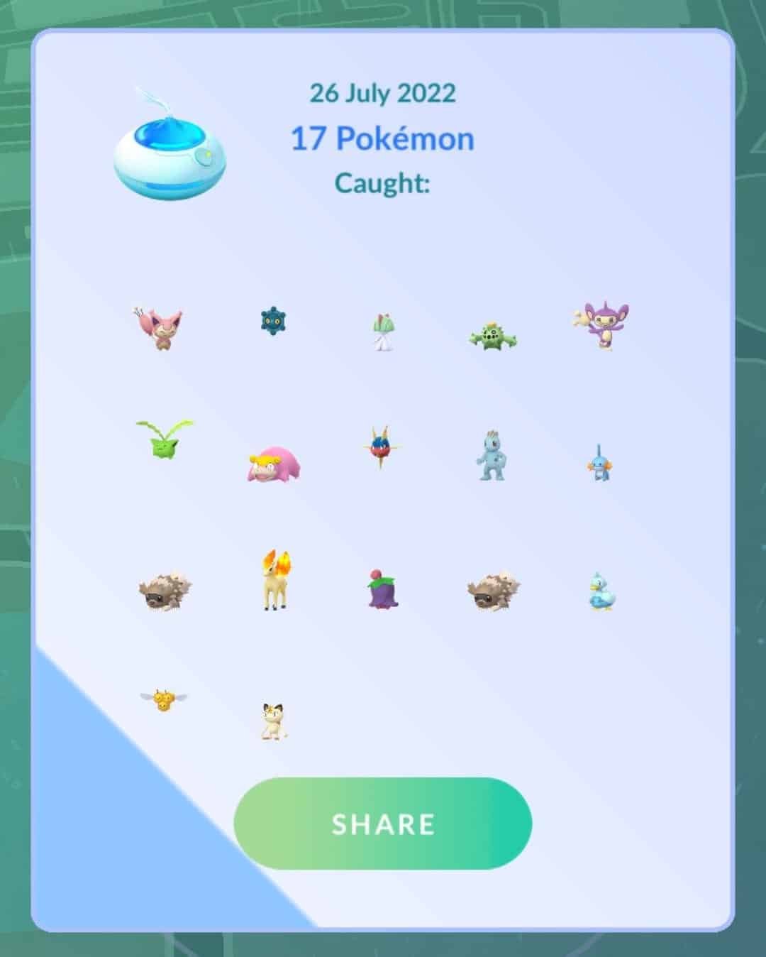 Share your Daily Incense spawns - Post Your Non-Shiny catches - GO