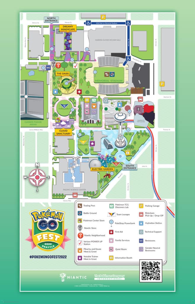 Official Seattle GO Fest 2022 Map