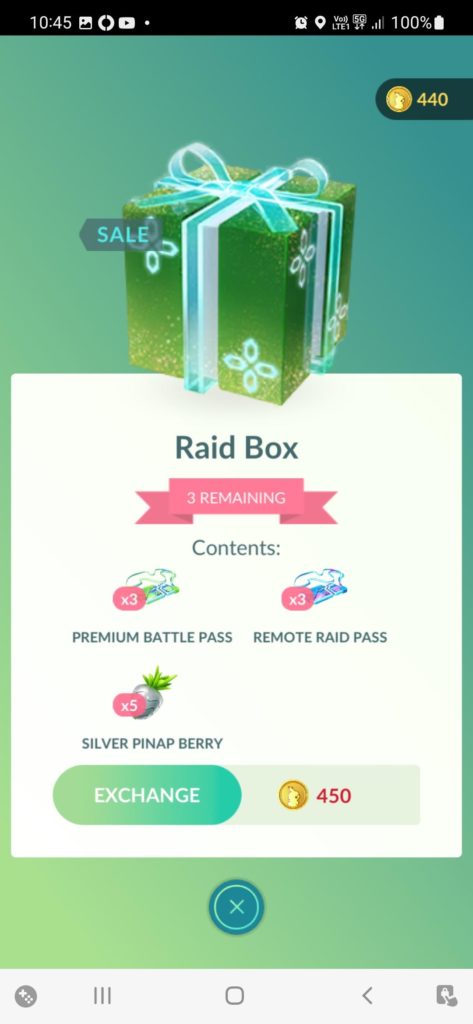 Pokémon GO on X: 🔔 Time for an exclusive deal! 🔔 A discounted box that  includes Remote Raid Passes, Super Incubators, and Golden Razz Berries is  now available on the Pokémon GO