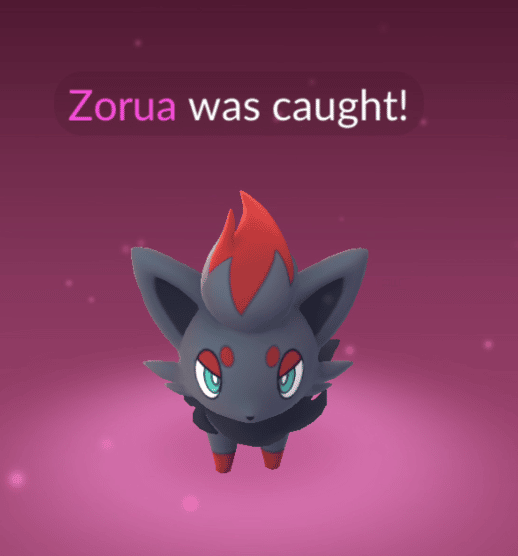 so I found My first zorua and it was disguised as Meloetta? : r/pokemongo