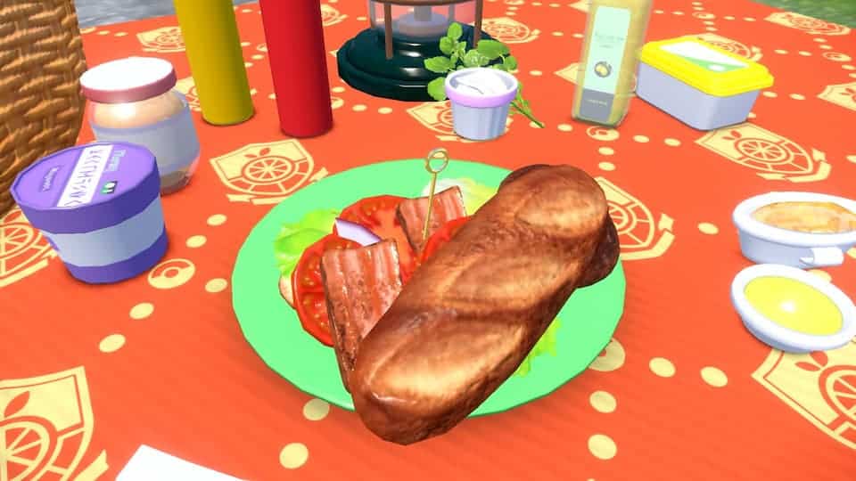 Pokemon Scarlet and Violet Sandwich Recipes List