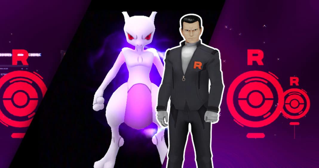 Giovanni and Shadow Mewtwo