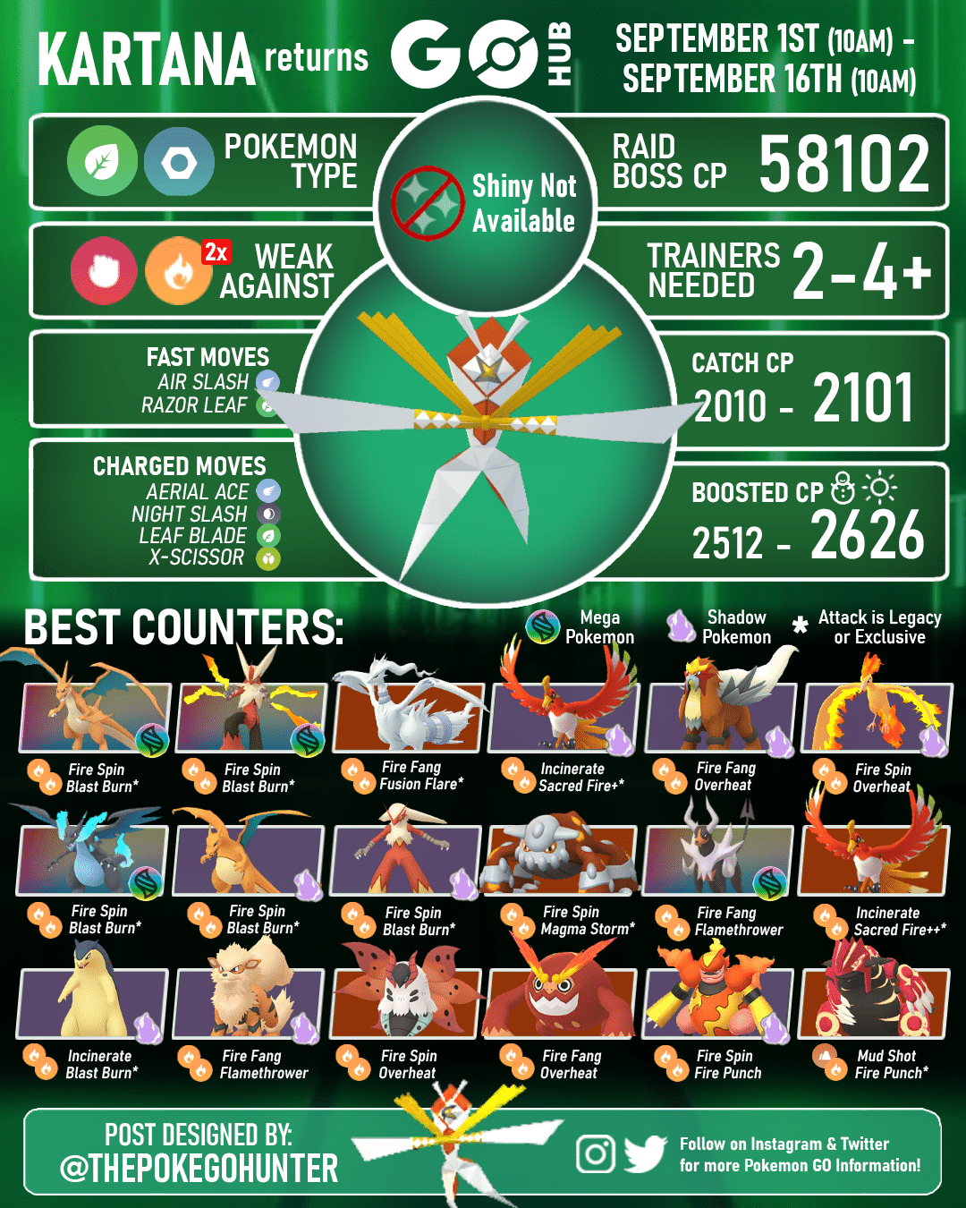 Kartana Raid Guide (Ultra Beast)