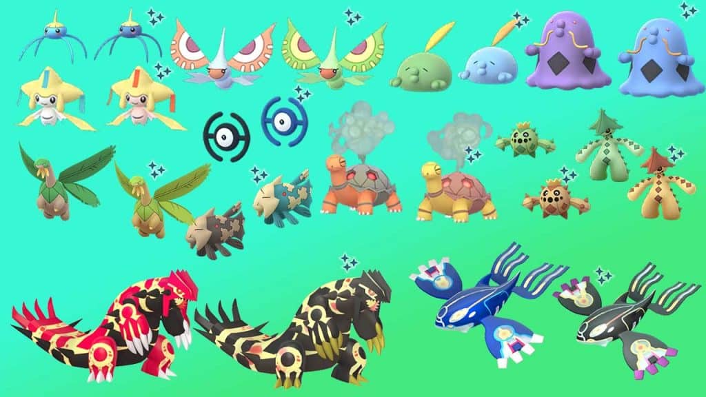 Shiny Hoenn Pokémon 