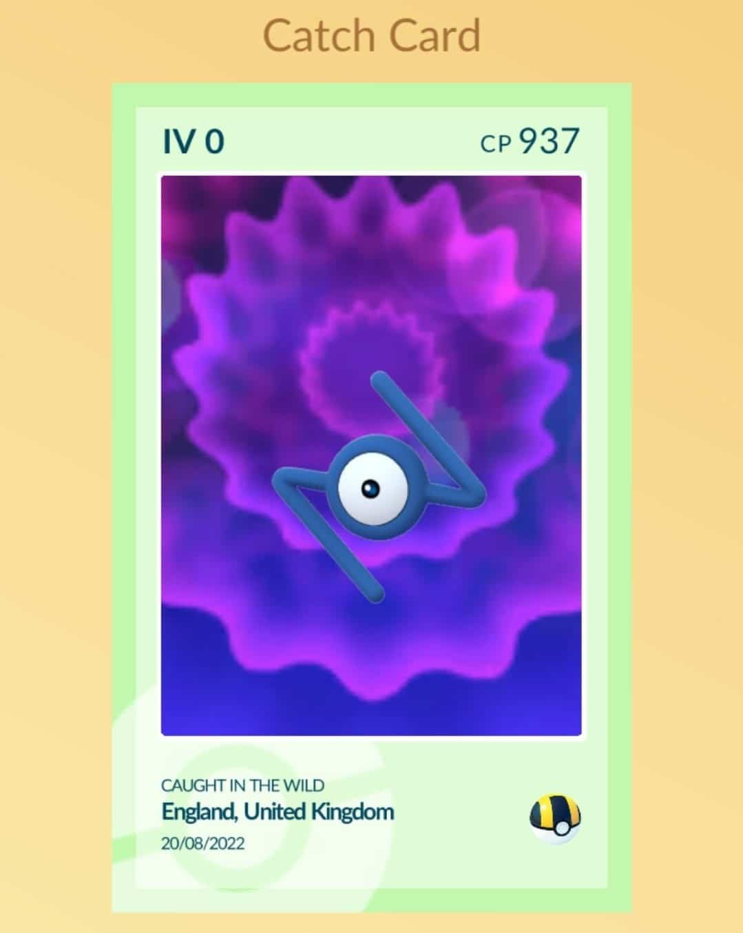 Catch Cards in Pokémon GO