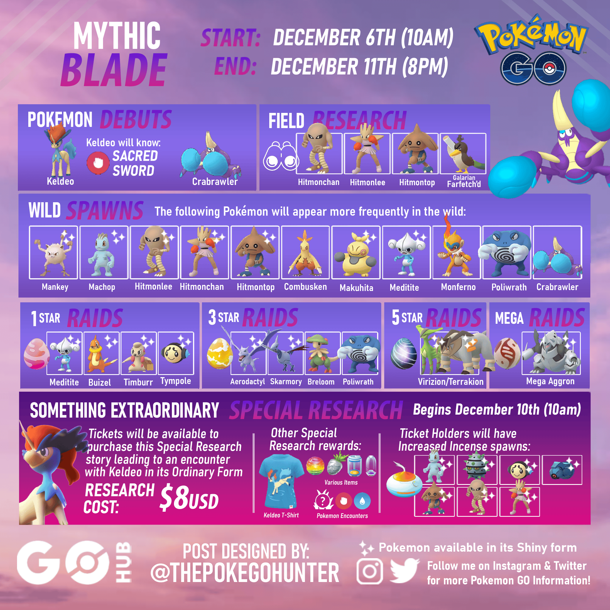 Pokémon GO Mythic Blade Event Pokémon GO Hub