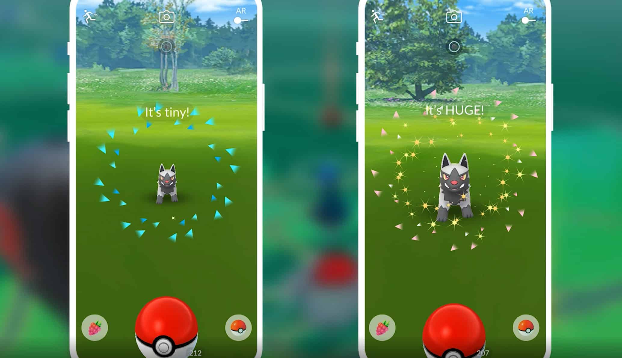 XL ou XS? Saiba no que implicam esses status no Pokémon GO 