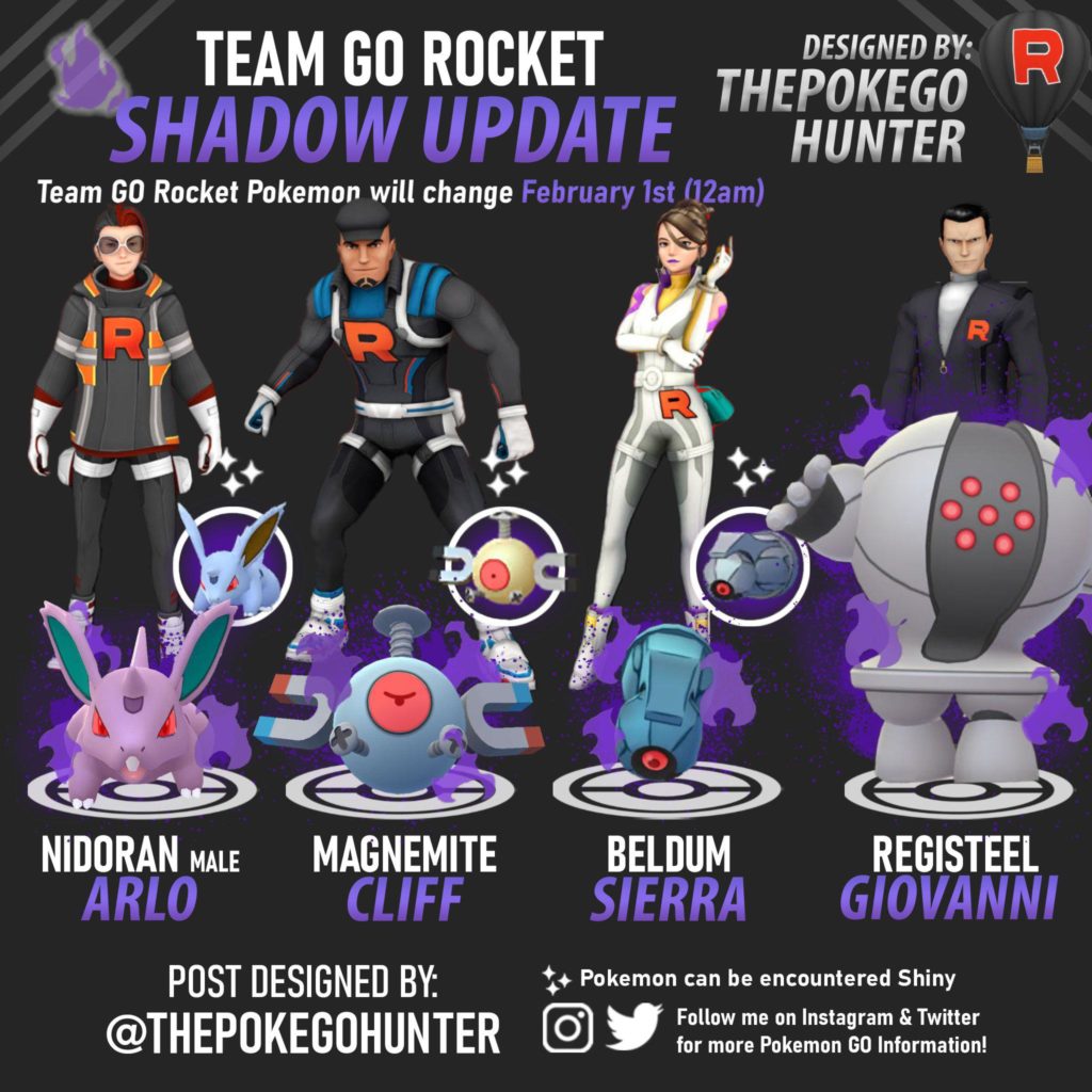 Team GO Rocket Takeover Shadow Registeel Pokémon GO Hub