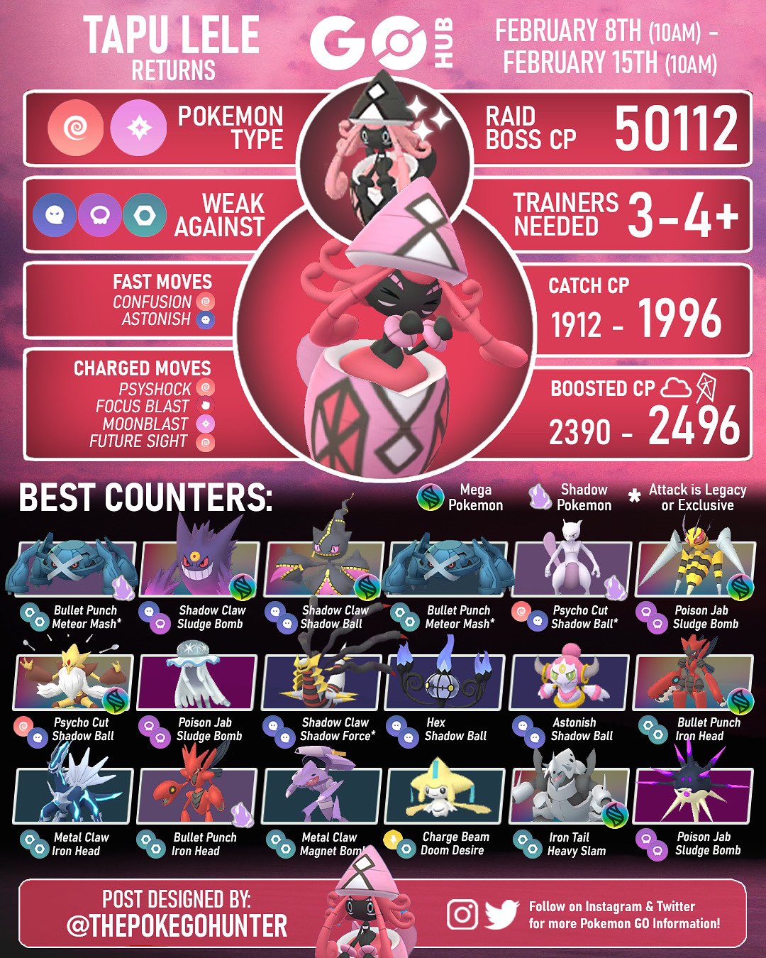 Pokemon Go Tapu Koko raid counters, weaknesses & Shiny availability -  Dexerto