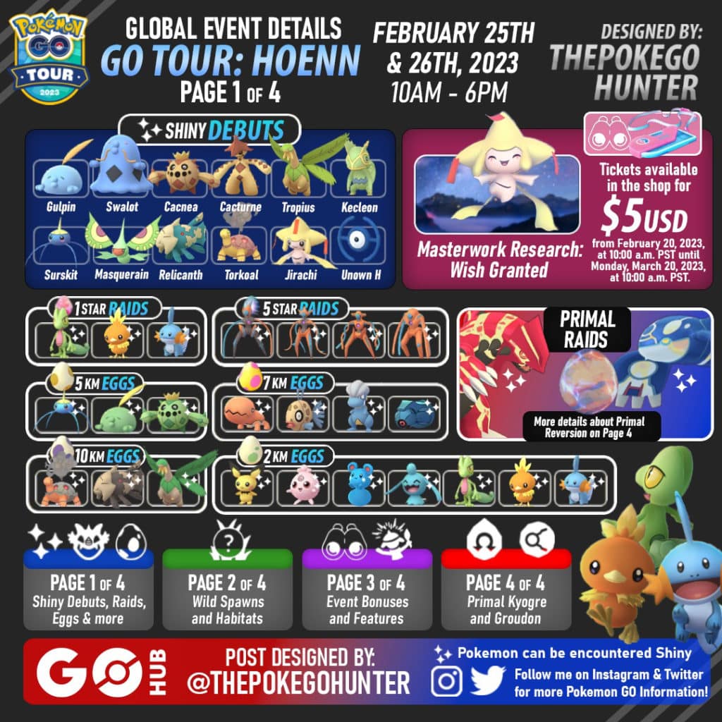 Get Ready for Pokémon GO Tour: Hoenn – Global