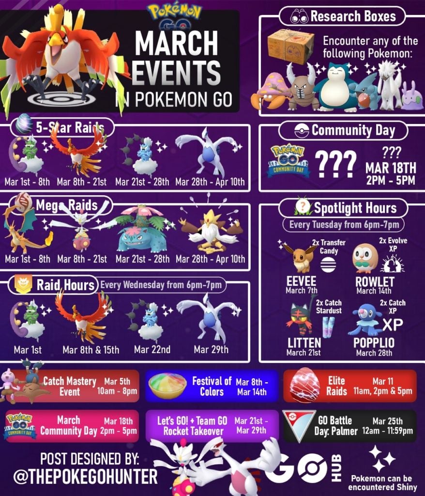 Cronograma completo das Raids de Pokémon GO em Junho de 2023