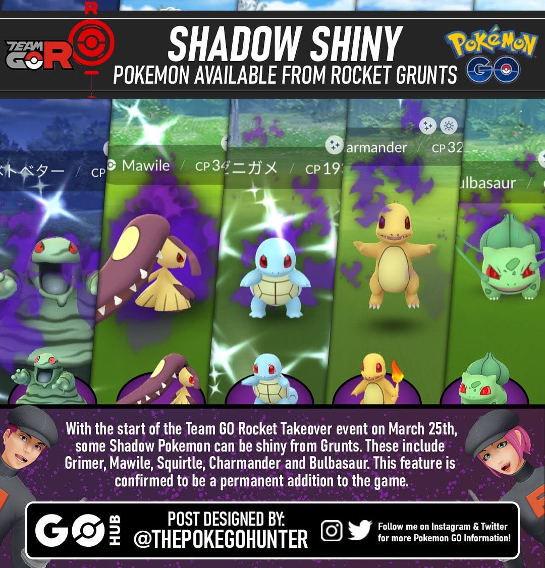 New Shiny Pokémon are on their way this March