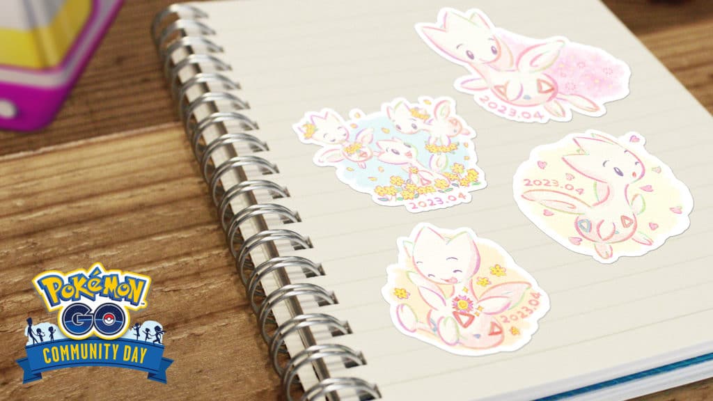 Spread happiness with these Togetic-themed stickers!