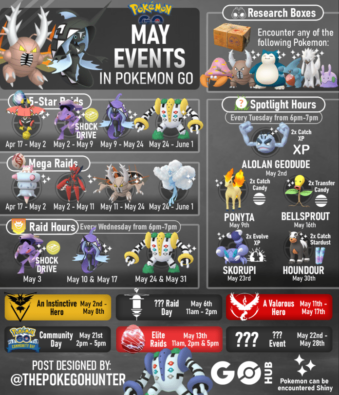 Pok mon GO May 2023 Events Guide Everything You Need To Know