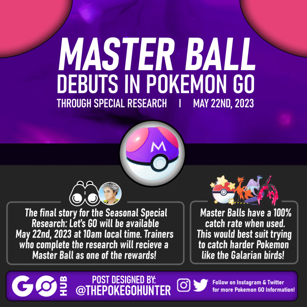 The Master Ball is Coming to Pokémon GO!