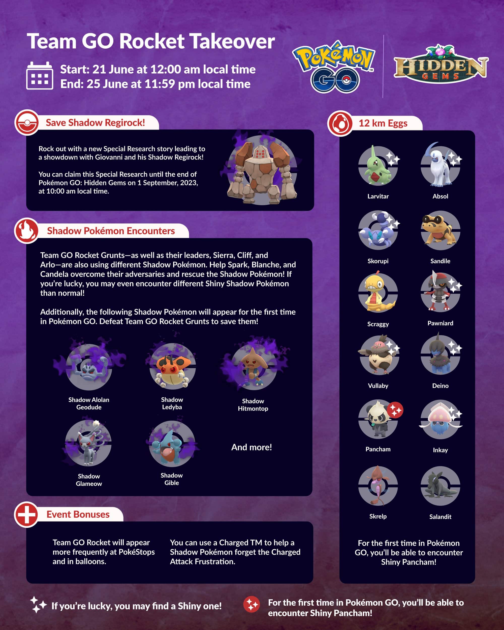 Team GO Rocket Takeover: Shadow Registeel