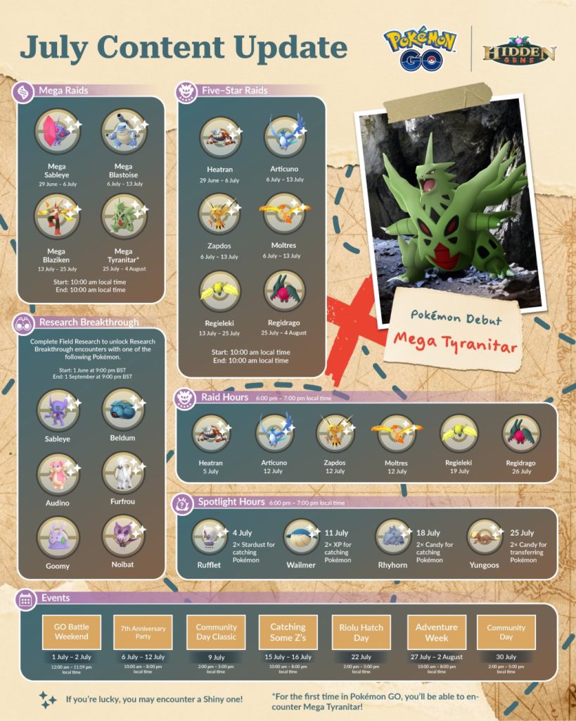 Pokemon Go July 2024 Spotlight Hour Lissi Aurelie