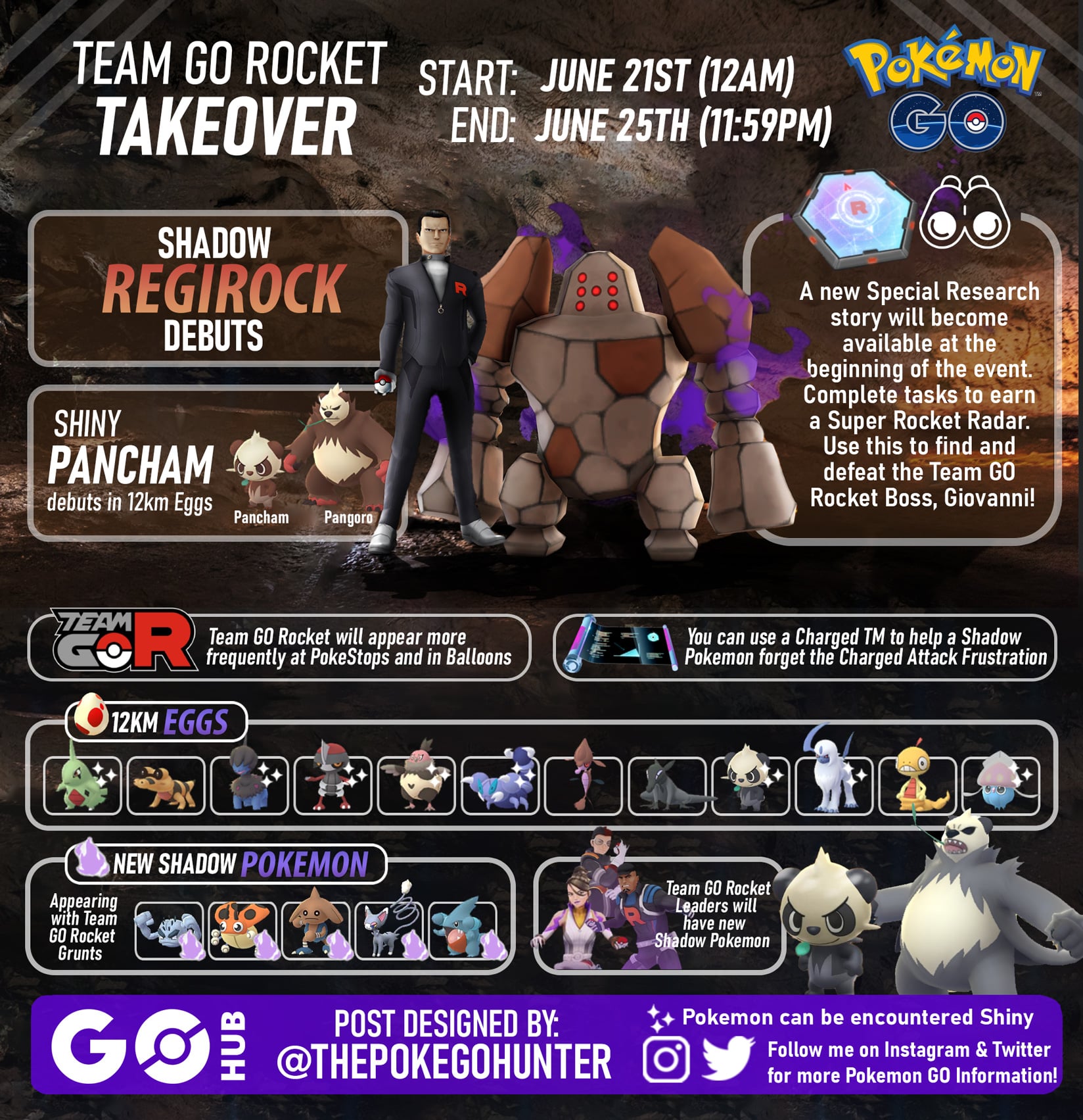 Pokemon Go Team Rocket Takeover - dates, shadow Mewtwo, shadow encounters &  Eggs