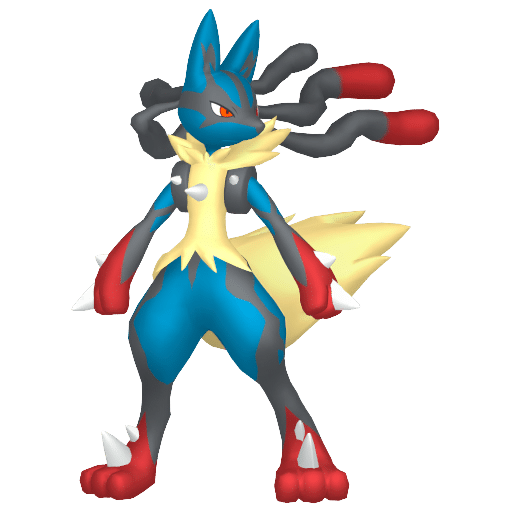 STL file Riolu ,Lucario , mega lucario Evolution 3 IN 1 PACK