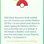 Pokémon GO Plus+ quick reconnect