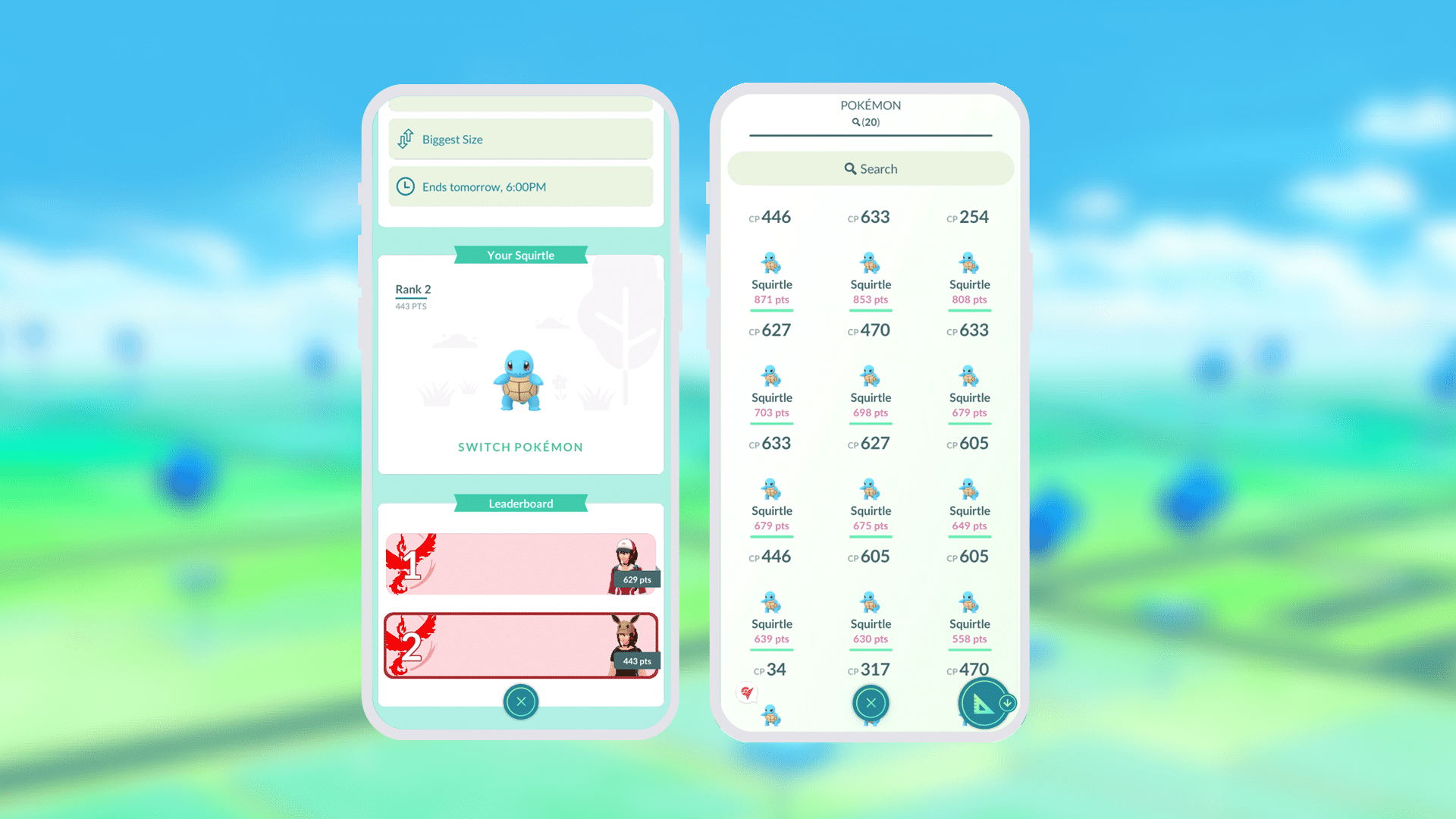 Pokémon Go Battle League rankings are live after swapping to