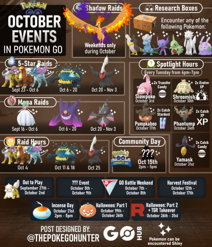 Pokémon GO October 2023 Event Guide Pokémon GO Hub