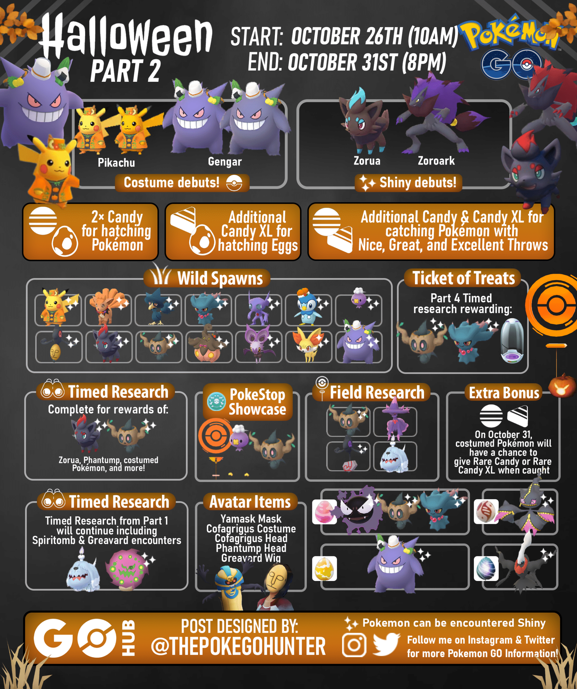 Pokémon GO Halloween 2023 (Part II) Event | Pokémon GO Hub