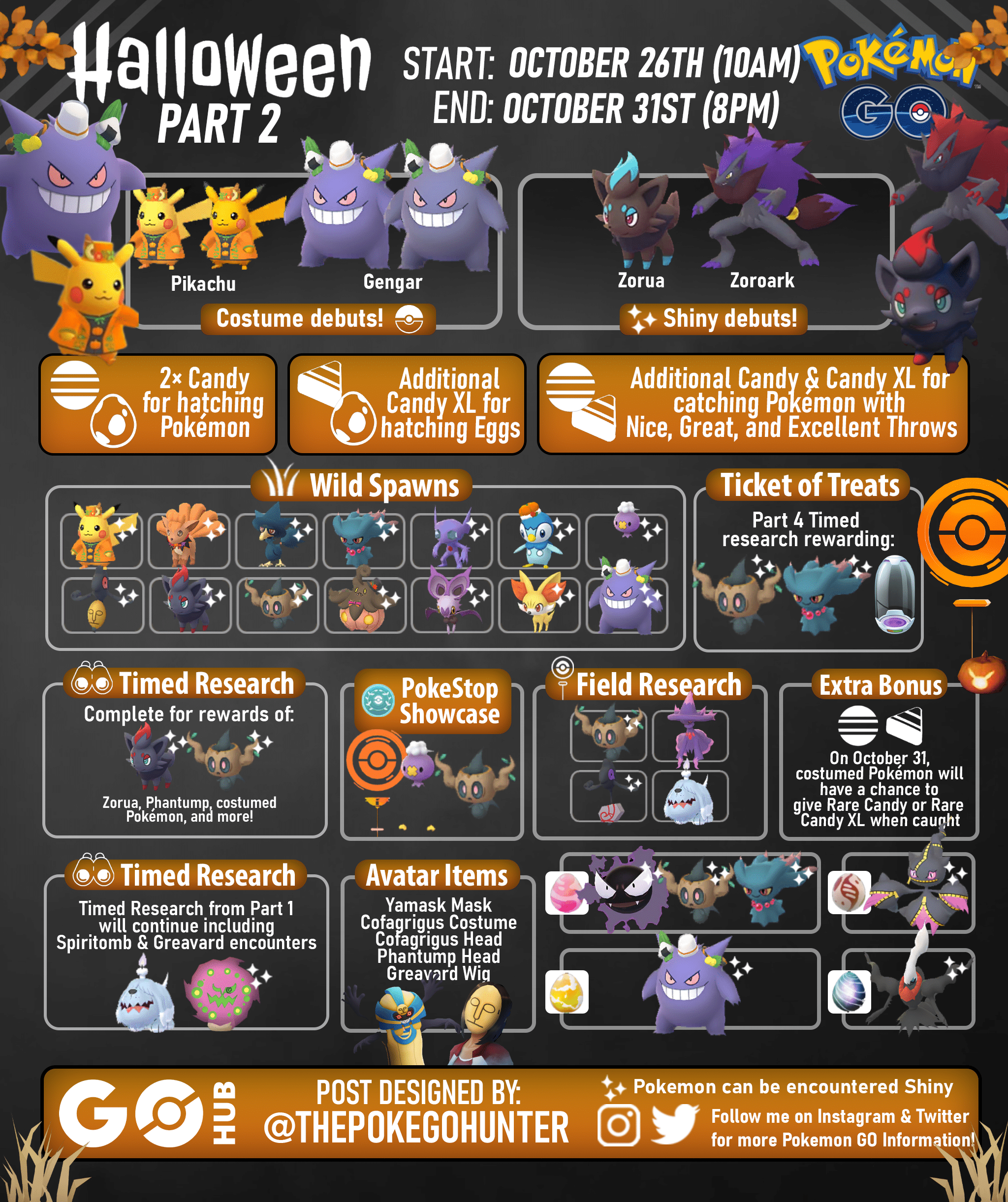 Pokemon GO Friend Codes For Party Raids Prep, Halloween Style