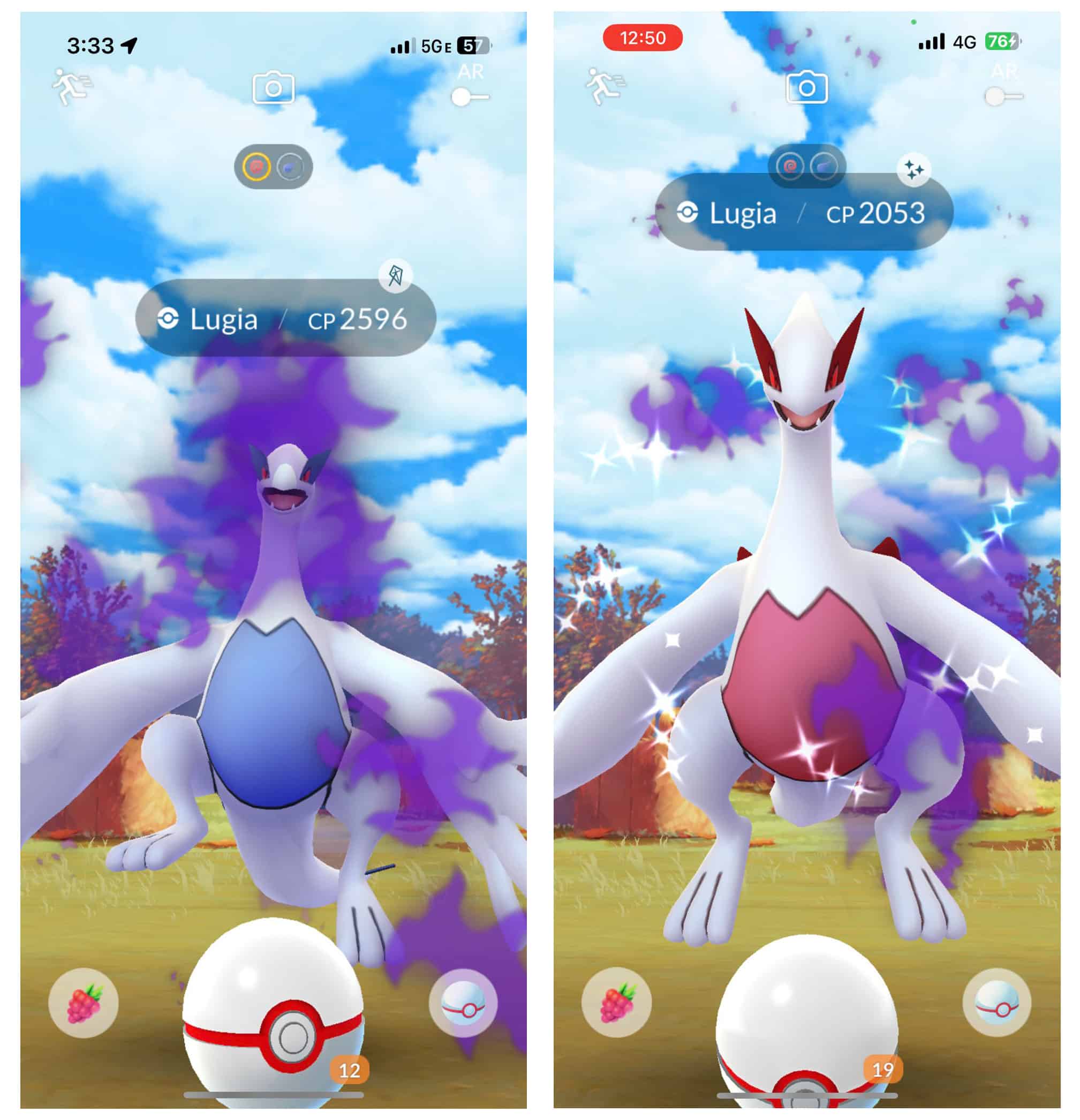 Shiny Lugia - Pokemon Go