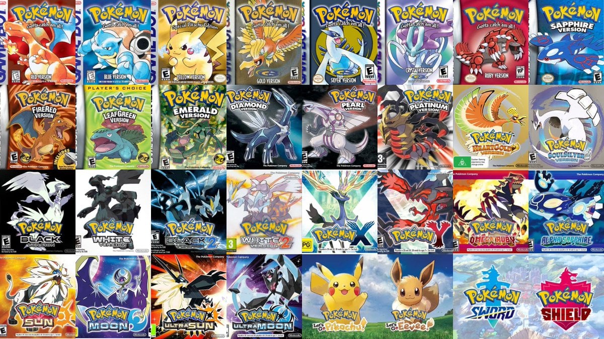 Pokemon Games In Order (2023)