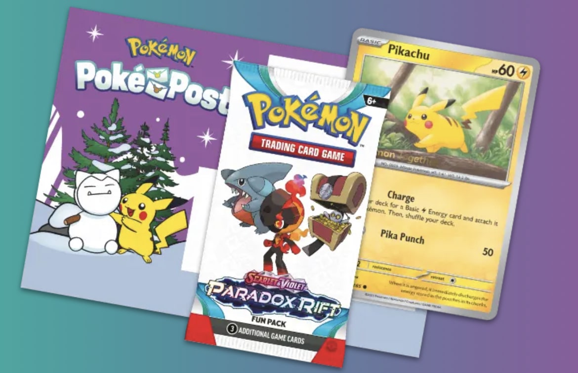 Send a Pokémon TCG Promo Code using Poké Post this Holiday Season