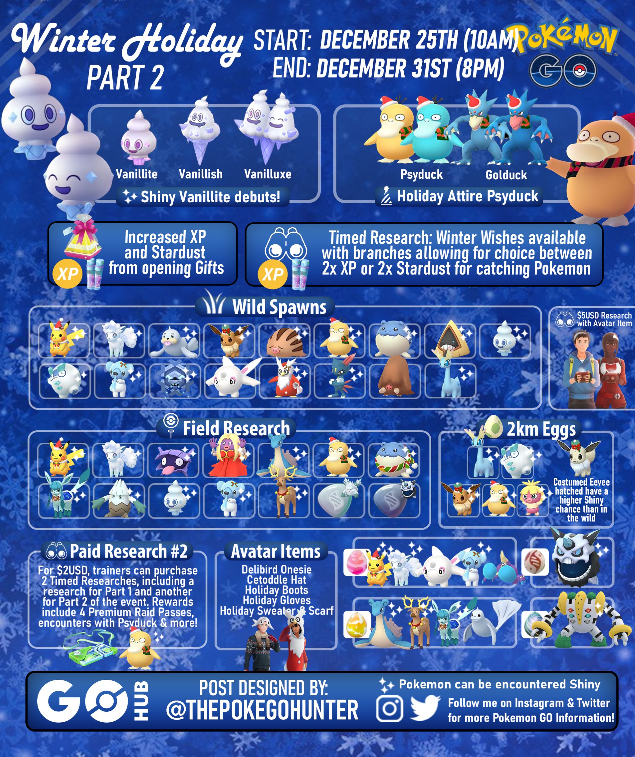 Pokémon Go Winter Holiday 2023 event guide - Polygon