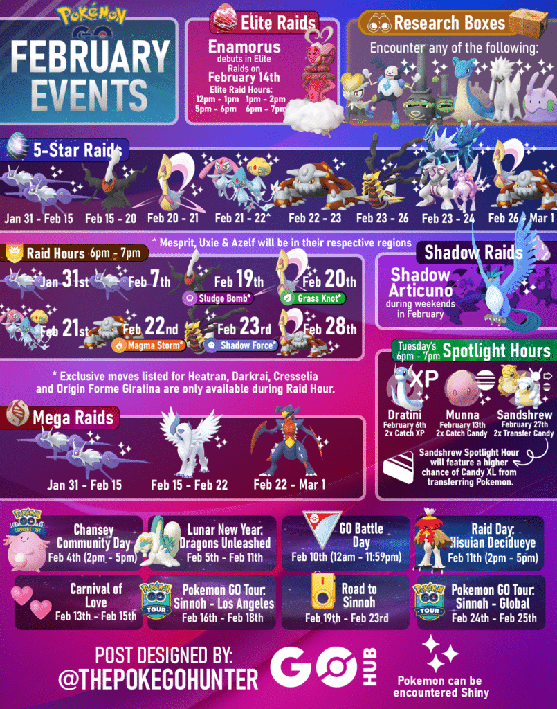 Pokémon GO February 2024 Event Guide
