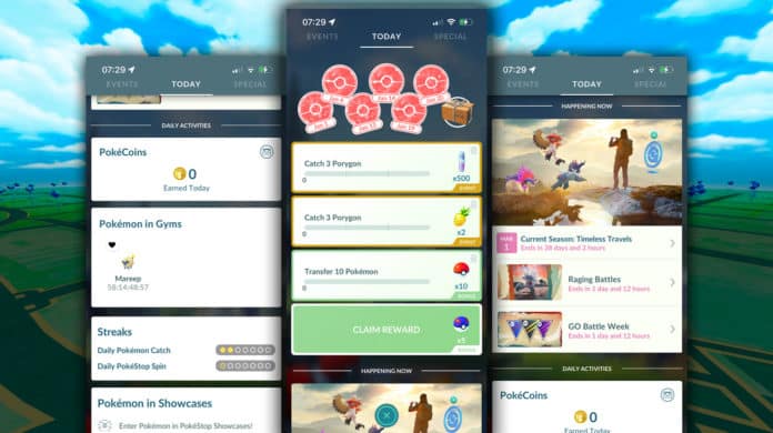 Pokémon GO's Today View gets a major update