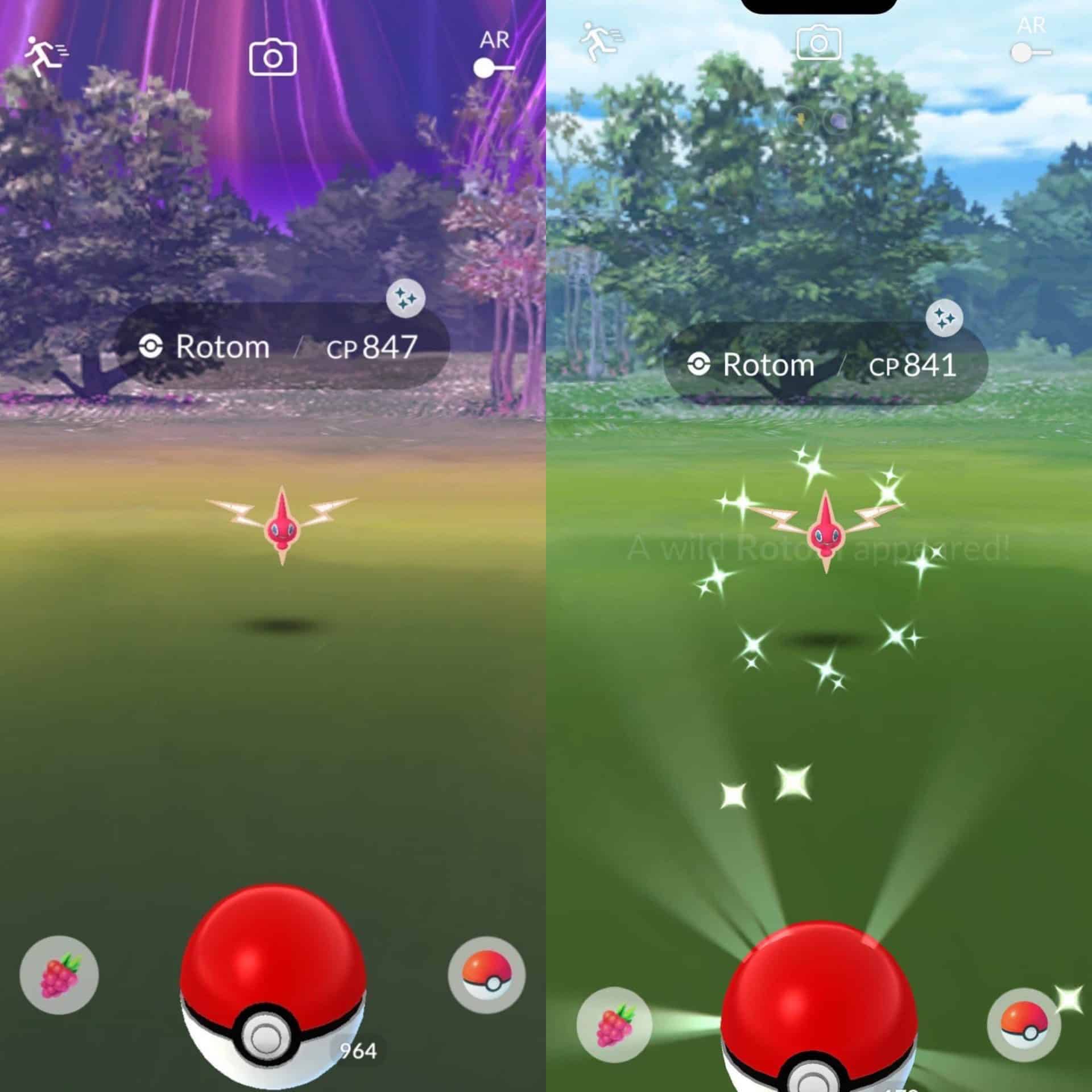 LA Shiny Reports: Rotom and White Striped Basculin | Pokémon GO Hub