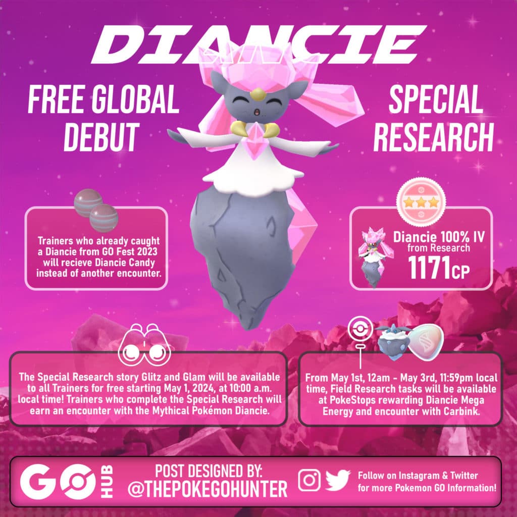 Diancie Special Research Global