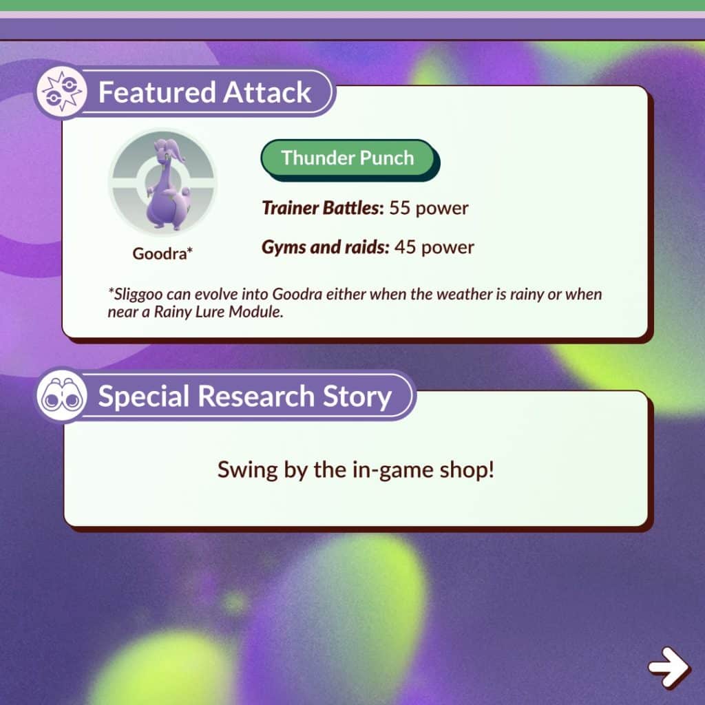 goomy community day pokémon go