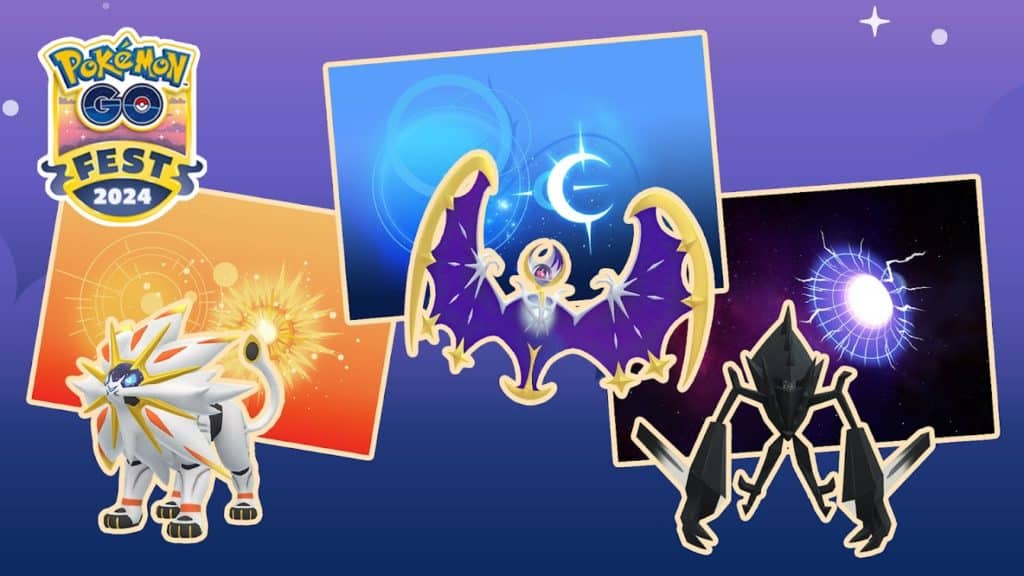 special backgrounds that debut for ultra beasts, solgaleo, lunala, and necrozma