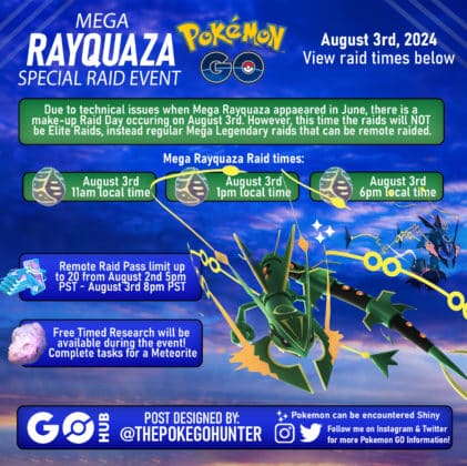 Mega Rayquaza Special Raid Event | Pokémon GO Hub