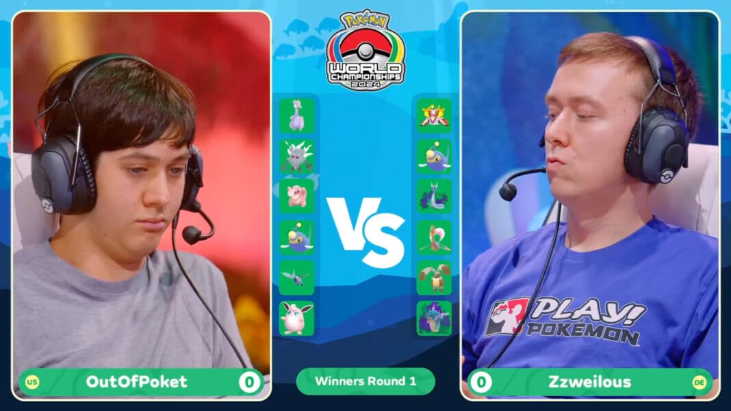 Pokémon GO PvP match between OutofPoket and Zzwelious