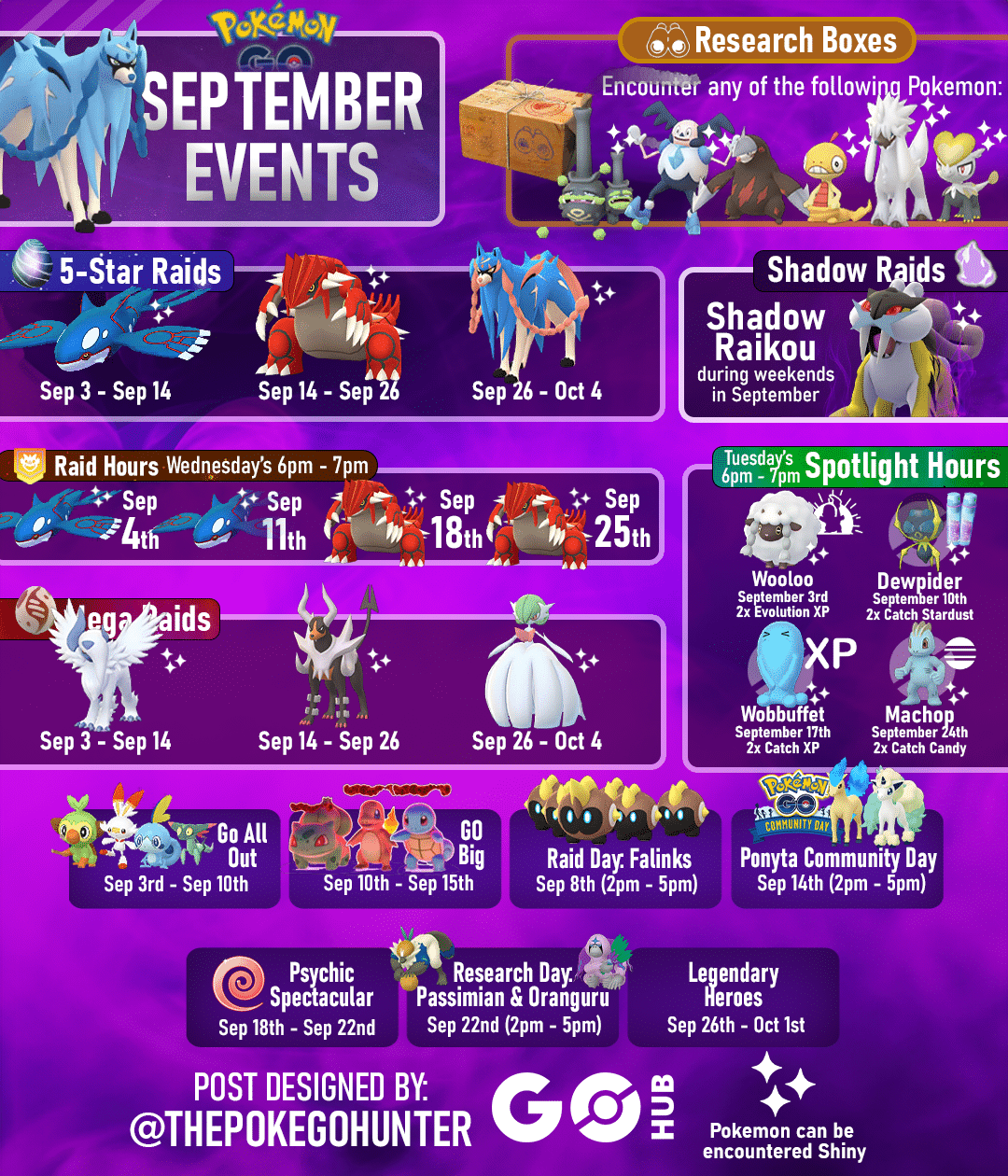 Pokémon GO September 2024 Events Guide Pokémon GO Hub