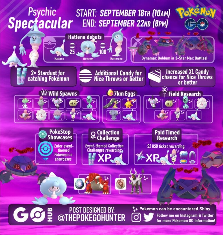 Pokémon GO Psychic Spectacular (2024) Pokémon GO Hub